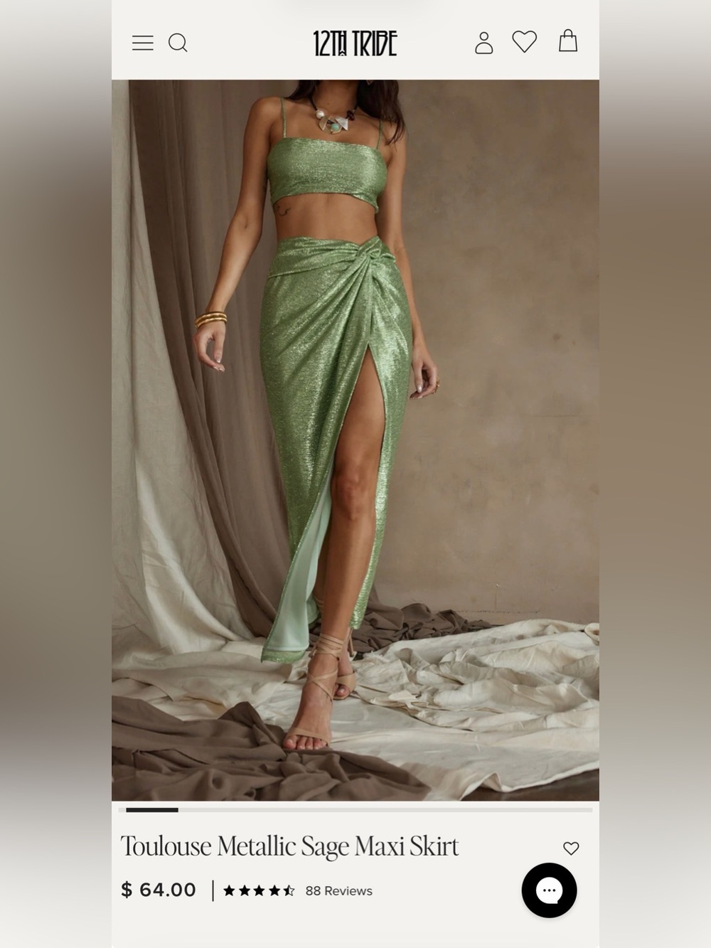 12th TribeToulouse Metallic Sage Sold Out Set
